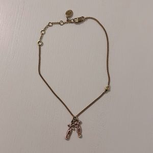 Girl’s Vintage Juicy Couture Ballet Slippers Necklace